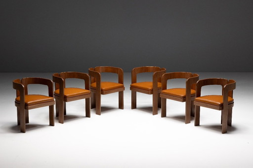 Esszimmerstühle von Marzio Cecchi, Italien, 1970er Jahre