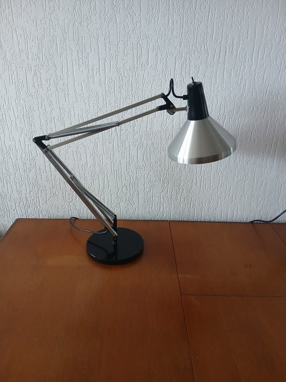 Architecten Bureaulamp T9, Hala Zeist - Vintage, Tafellampen, Metaal, Zilver (foto 5 van 9)