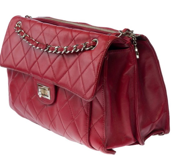 Image 1 of Sac CHANEL 2.55 en Cuir Rouge - 100096 Precio de venta