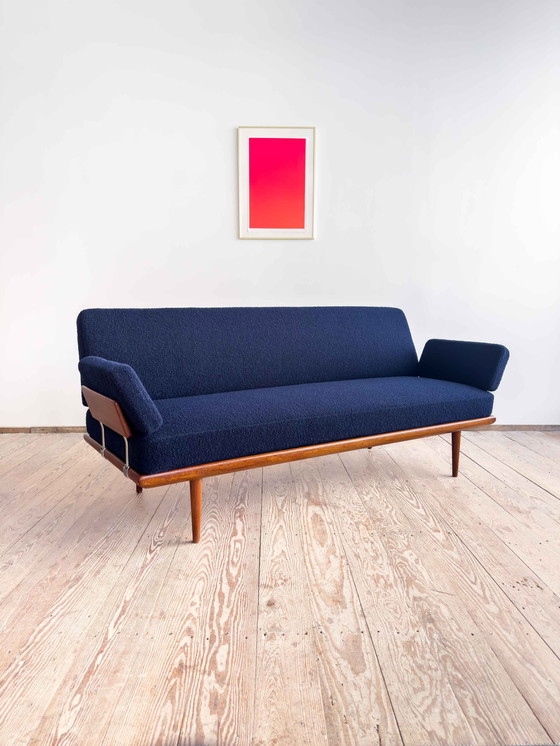 Image 1 of Mid-Century Danish Daybed Minerva Series with Armrests by Peter Hvidt and Orla Mølgaard Nielsen for France & Son, 1960s