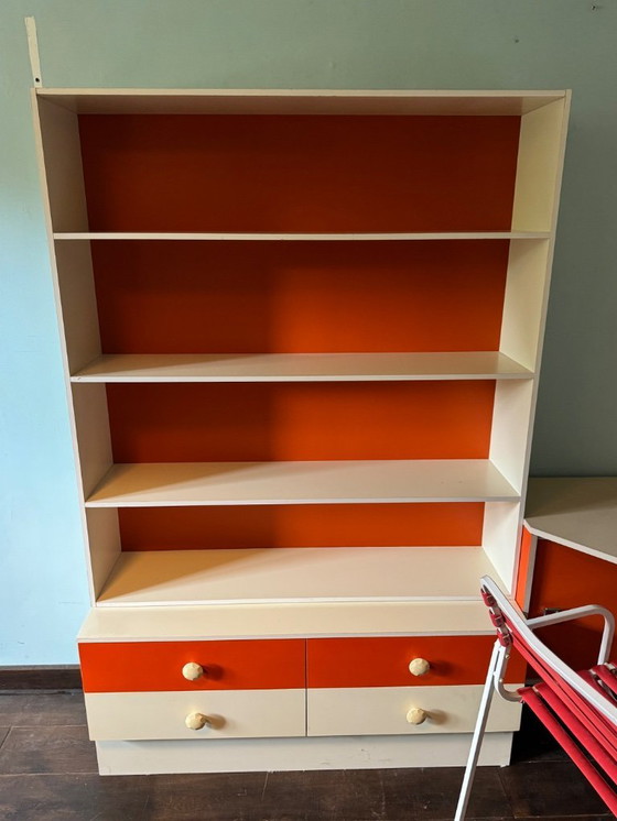Image 1 of Vintage Desk Book Case and Chair