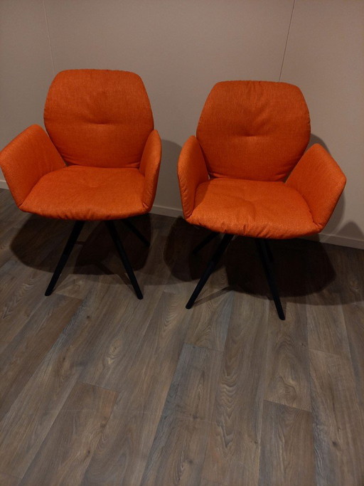 Mobitec Armstoelenset Mood 99 S/2 – eetkamerstoelen, Textile, Modern