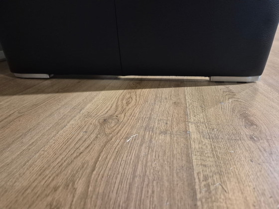 Image 1 of 2x Jori Indy - Canapé 2,5 places - Noir - Cuir - Très bon état -Design