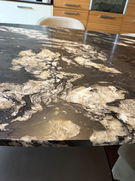 Tavolo Ovale in Quarzite 6 - 8 Persone – Tavoli da pranzo, Metal (photo 10 of 12)