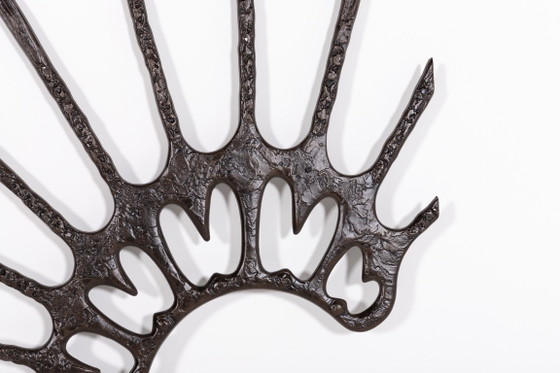 Image 1 of 1980’s Sculptural Brutalist door fixture/wall sculpture
