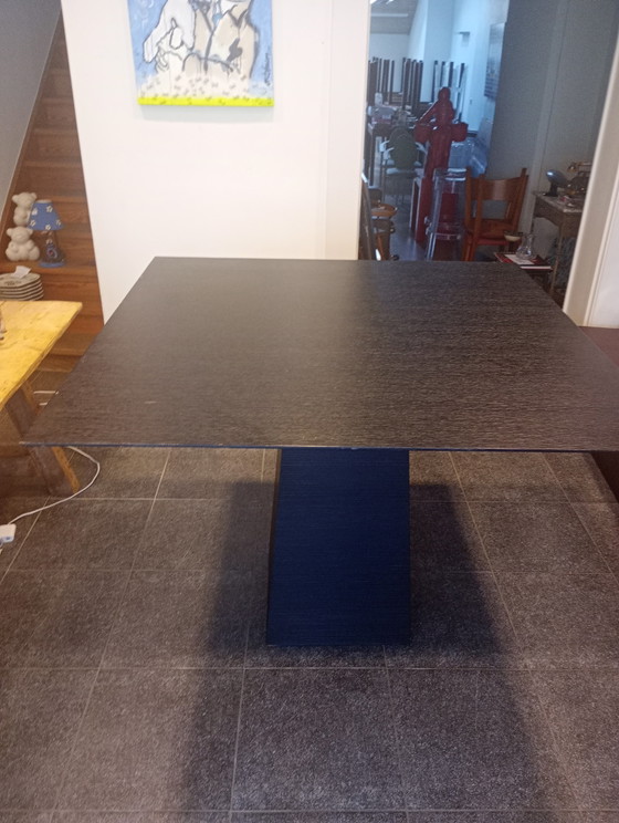 Image 1 of High table dining table aperitif table black oak