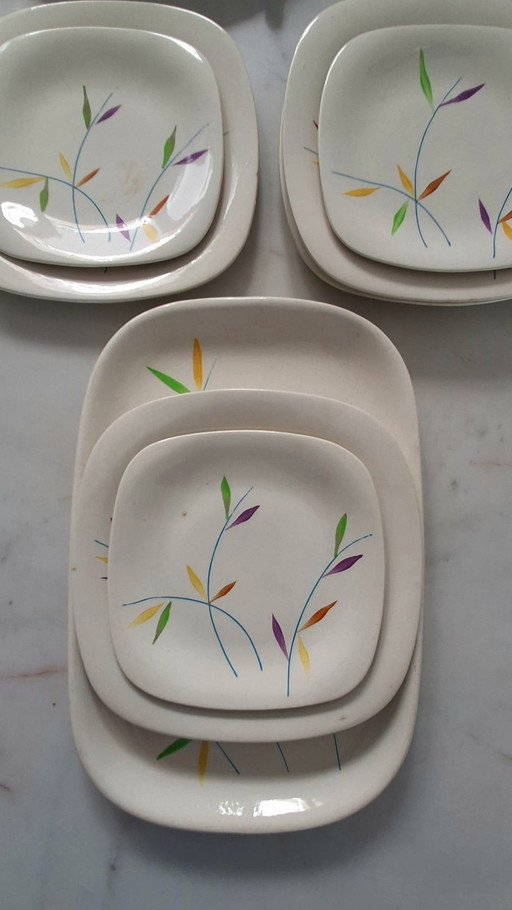 Servies Boch Seduction "Pigo" jaren '50