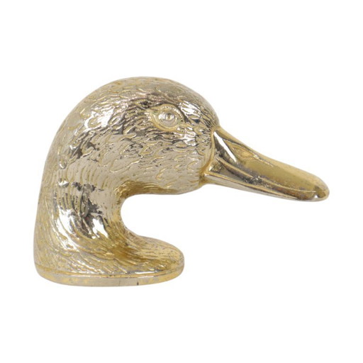 Vintage Metalen Flessenopener Eend