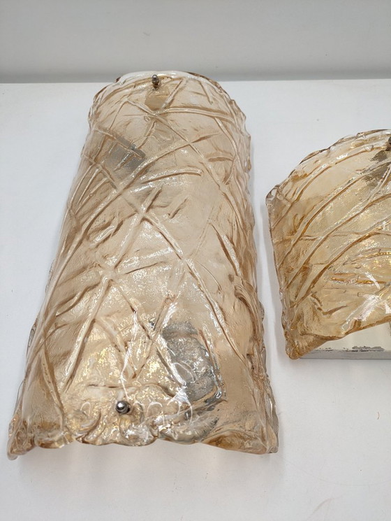 Image 1 of Lampada da parete in vetro di Murano