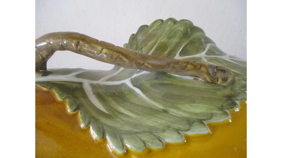 Image 1 of XXL Pear/Quince Sculpture - Mancioli Ceramic, Italy - Vintage 1970