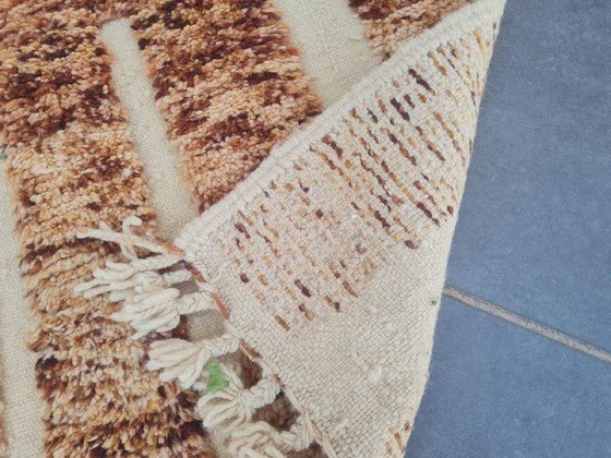 Image 1 of Handgeknüpfter Teppich aus reiner Wolle, Größe 150/350 cm