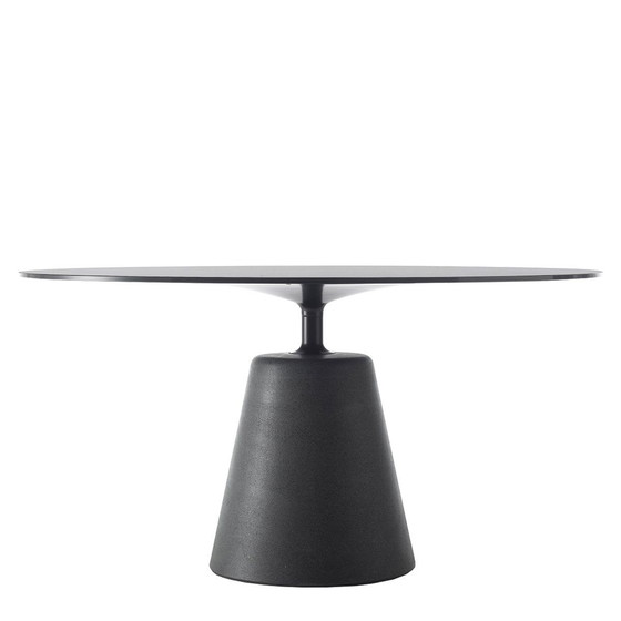 Image 1 of Table MDF Itaia Rock - Diameter 120 cm - Concrete