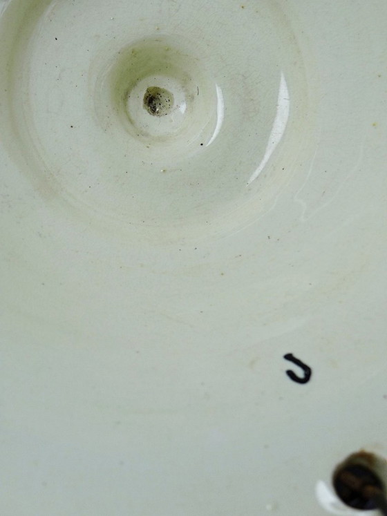 Image 1 of Antique early 19th-20th century Art Nouveau mabotine hanging planter