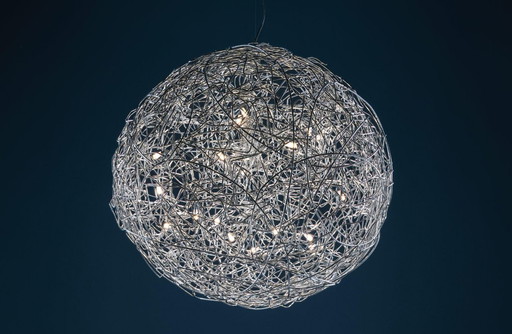 Catelllani and Smith Fil de Fer Pendant Lamp 60cm diameter