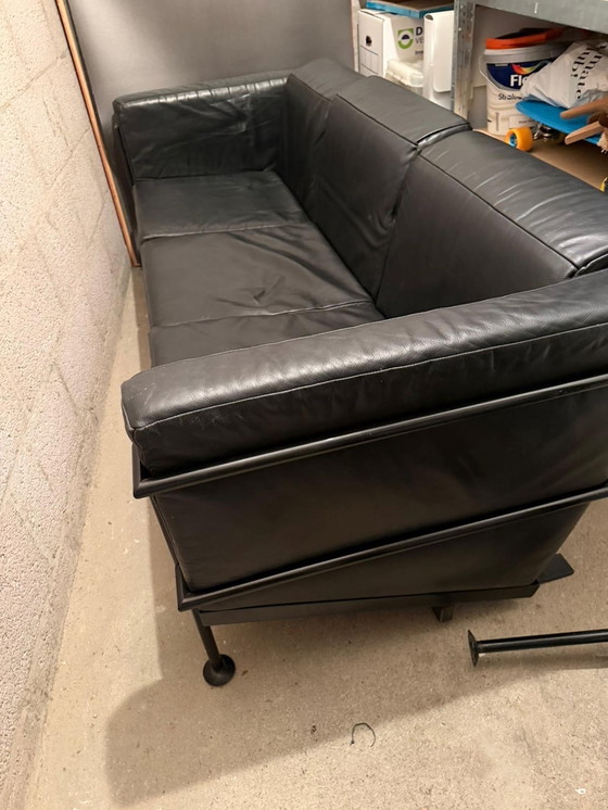 Image 1 of Harvink leren bankstel – 3-zits + 2-zits