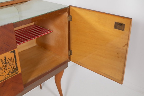 Image 1 of Buffet/bahut moderne italien par Vittorio Dassi, années 1950
