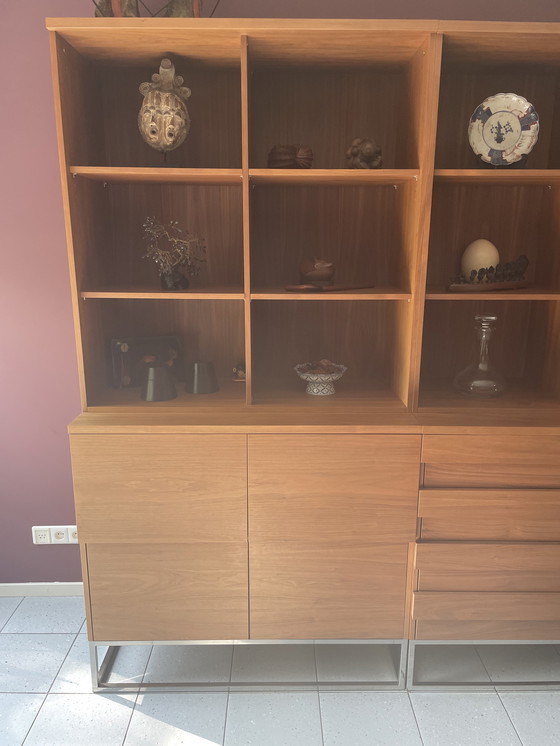 Image 1 of Wall unit with drawers and open shelves