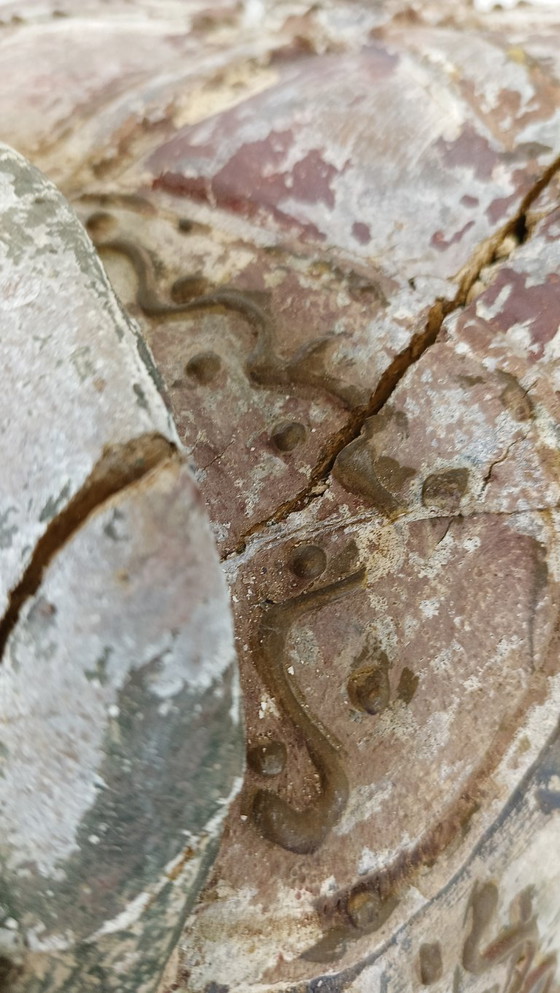 Image 1 of Hermosa estatua antigua de caballo de madera de la dinastía Tang