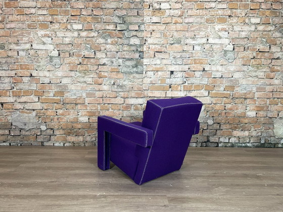 Cassina 637 Utrecht - Tessuto Viola | Gerrit Rietveld – Poltrone, Textile, Wool (photo 5 of 16)