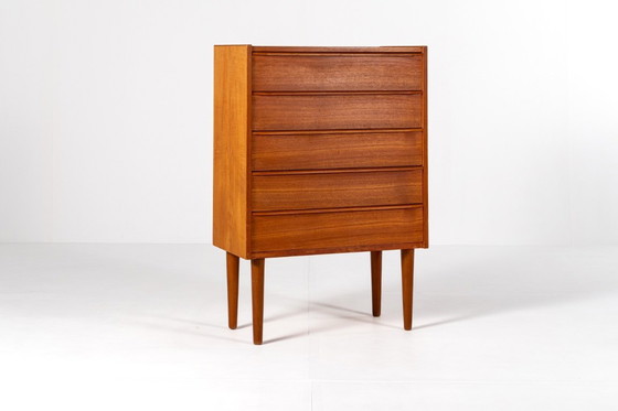 Image 1 of Vintage Mid-Century Teak Chest of Drawers, 1960s, Denmark