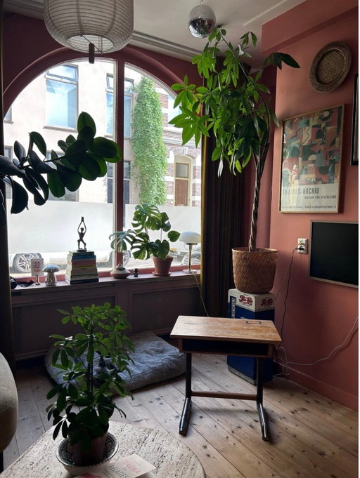 Bureau d'école industriel vintage, années 50/60
