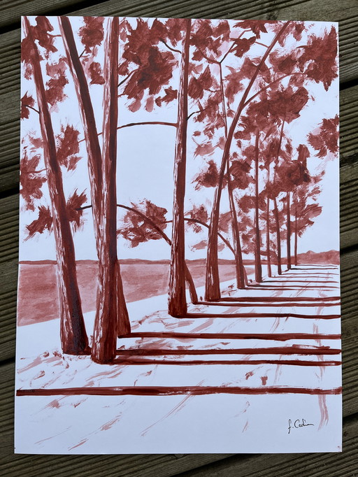 Avenue Du Cap Coz - Encre Sanguine