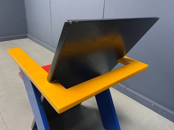 Image 1 of Colourful postmodern armchair, 1980s