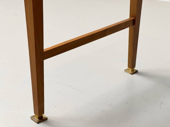 Image 1 of Walnut desk with brass details, 1960s