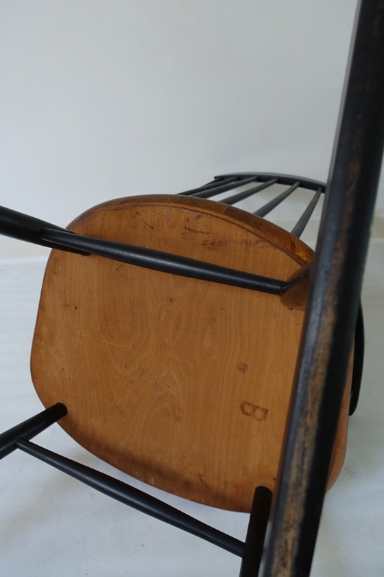 Roland Rainer High Back 1960 Sedia a dondolo IImari Tapiovaara – Hagafors Stolfabrik, Sedie a dondolo, Wood (photo 9 of 16)