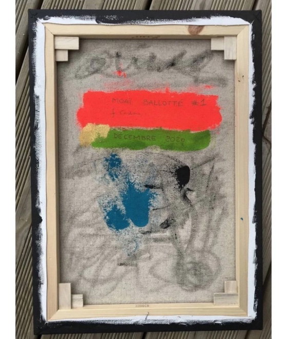 Image 1 of Acryl auf bespanntem Keilrahmen 46x33 cm.