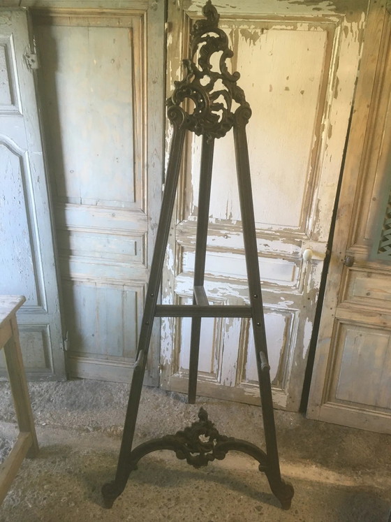Cavalletto da esposizione in legno intagliato – Armadi contenitori, Vintage (photo 10 of 10)