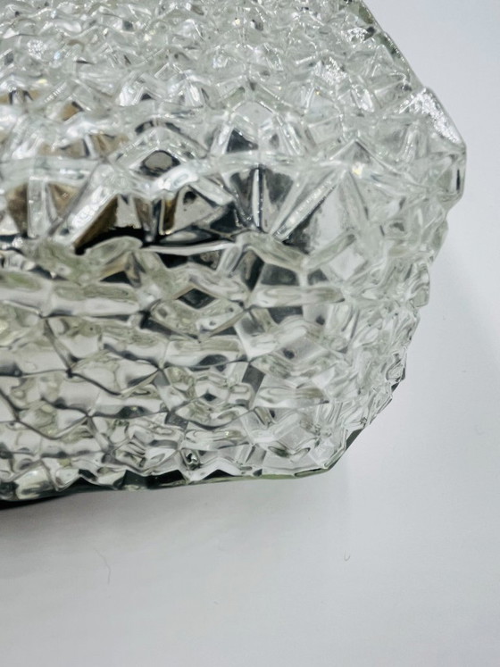 Image 1 of Plafoniera quadrata RZB Bamberg con vetro inciso e stelle