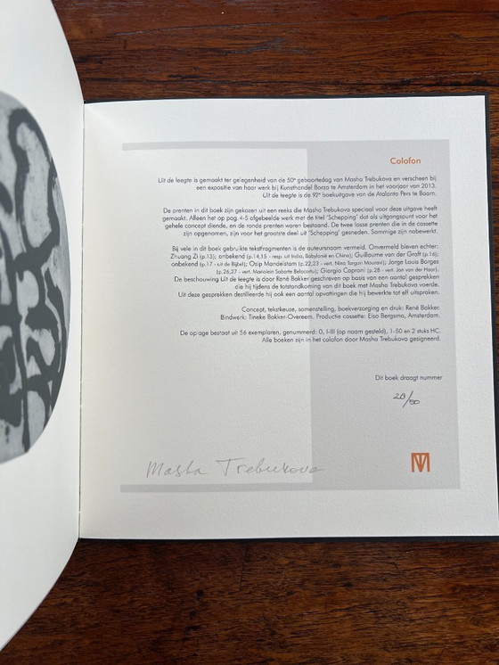 Image 1 of Masha Trebukova – Out of the Void | Bibliophile edition with monoprints | Atalanta