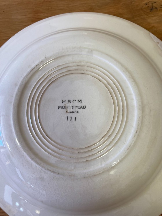 Image 1 of Set of 4 vintage "Montereau" plates