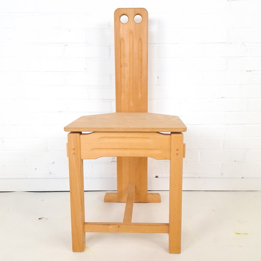 Silla constructivista modernista vintage de los años 70