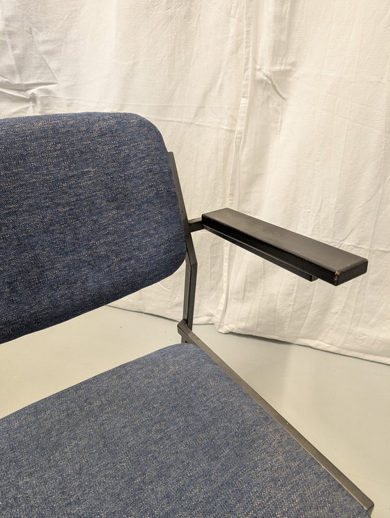 Image 1 of 2er Set Gijs van der Sluis, Modell 57 Stühle, 60er Jahre Dutch Design