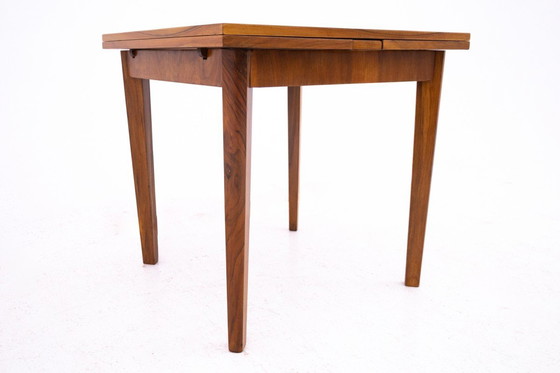 Image 1 of Table carrée Art déco, Pologne, années 1940.