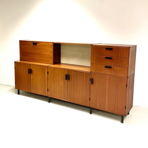 Teak highboard/sideboard by Cees Braakman for Pastoe.