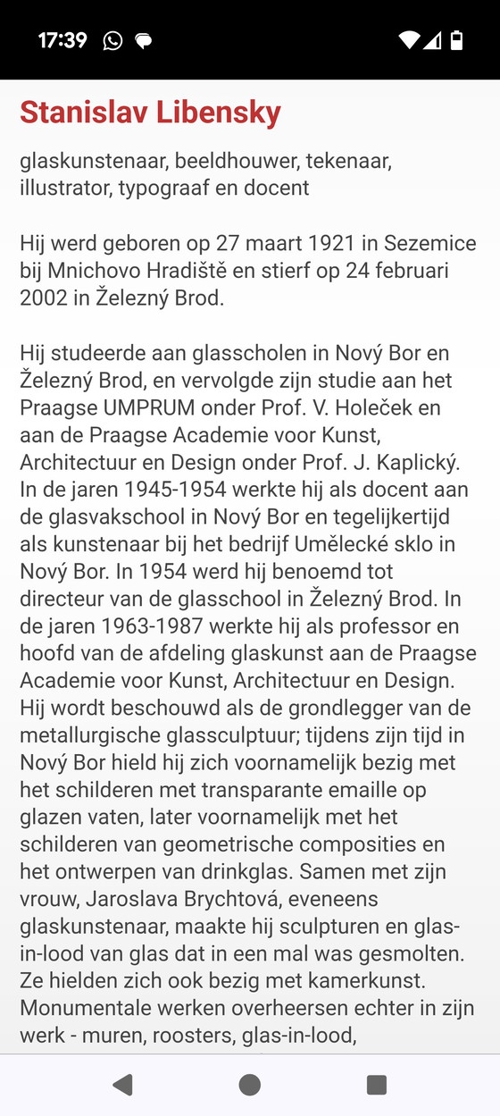 Image 1 of Sculpture en verre Metalurch/ Art du verre