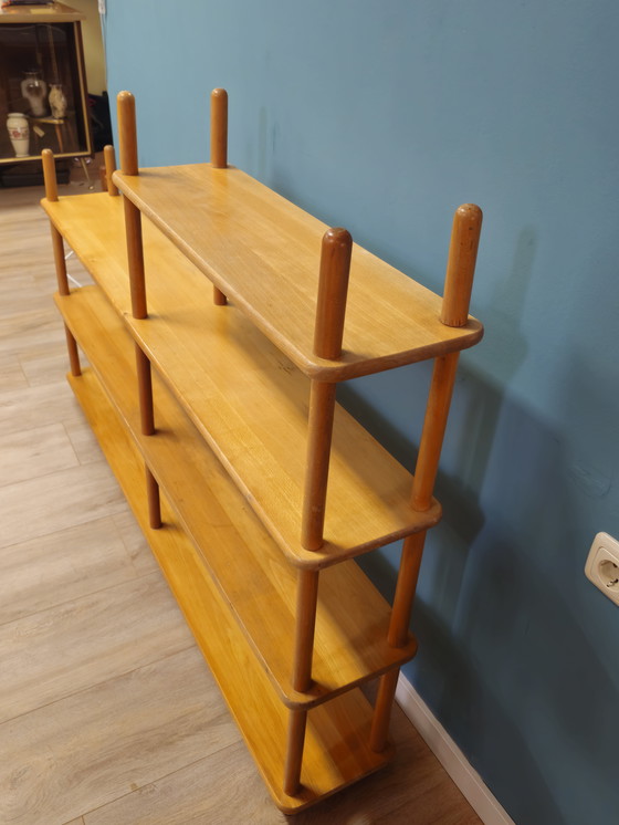 Image 1 of Credenza libreria vintage Willem Lutjens Stokkenkast Roomdivider