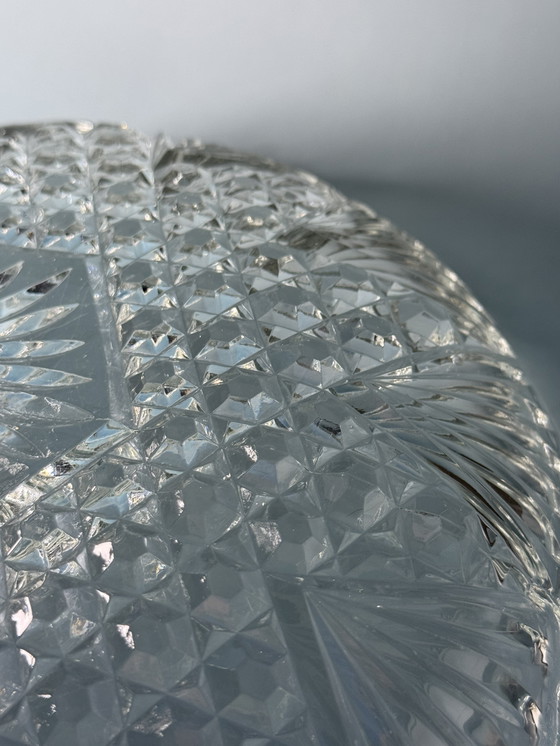 Image 1 of Verreries de Scailmont - Große Schale auf einem Fuß. Circa 1930er Jahre