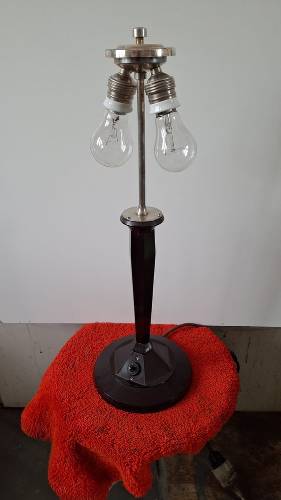 Image 1 of Cubist Bakelite Table Lamp