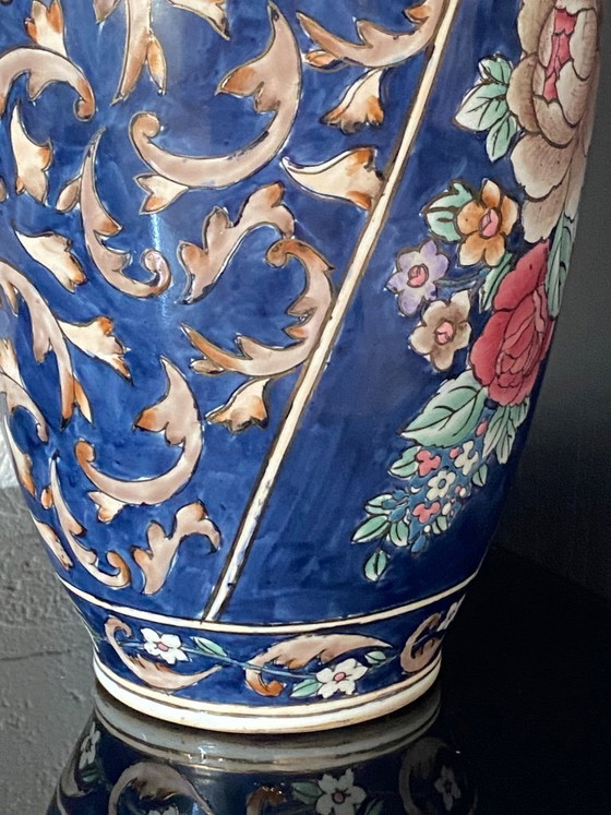 Chinese vase h 37 – Ceramic (photo 6 of 6)