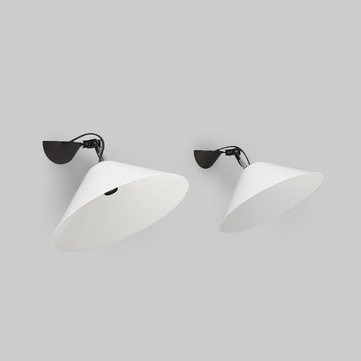 Paar "Aggregato" wandlampen van Enzo Mari voor Artemide, 1970