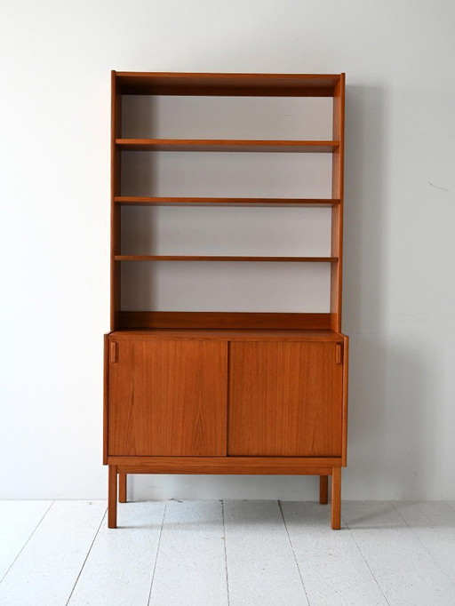 1960s Scandinavian Teak Bookcase by B. Fridhagen for Bodafors
