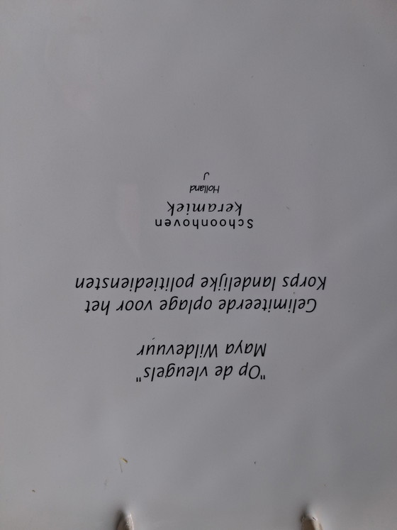 Image 1 of Keramiek bord van M Wildevuur