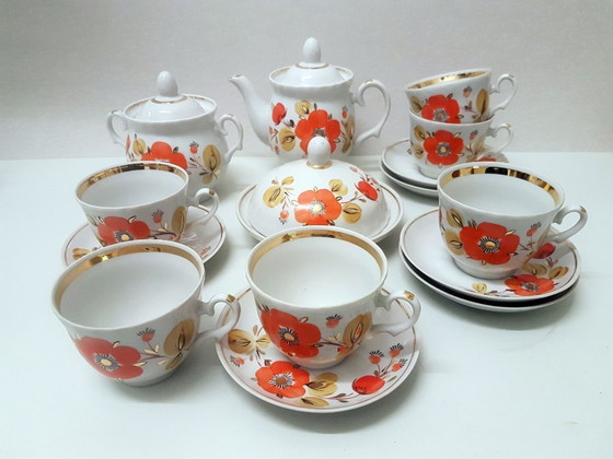 Image 1 of Servizio da tè della fabbrica di porcellana Baranovsky
