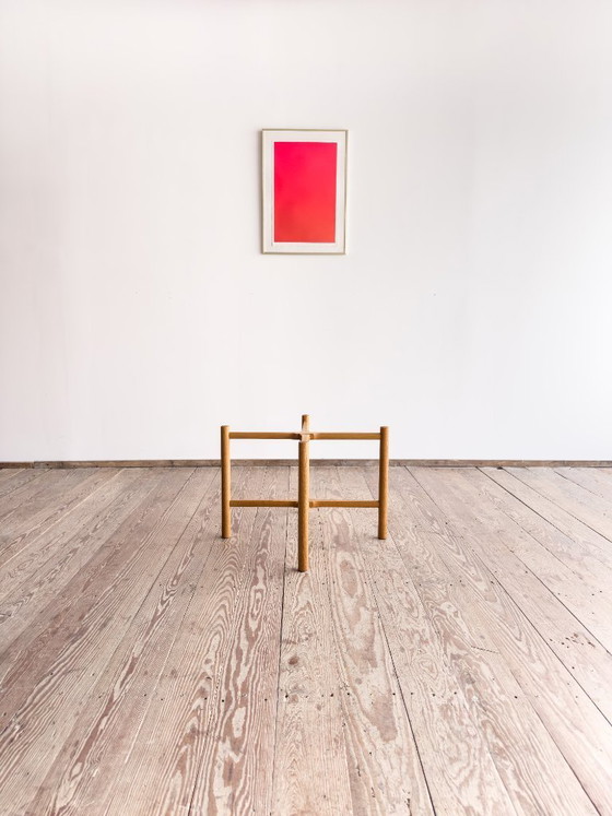 Image 1 of Dienbladtafel AT 35 / PP 35 van Hans J. Wegner voor Andreas Tuck