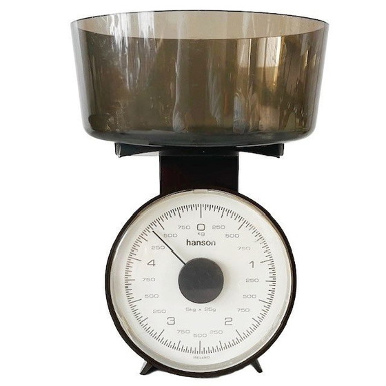 Image 1 of Vintage retro scale Hanson brown beige 1970s