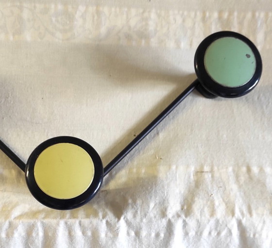 Image 1 of Appendiabiti da parete tricolore - anni '50/'60